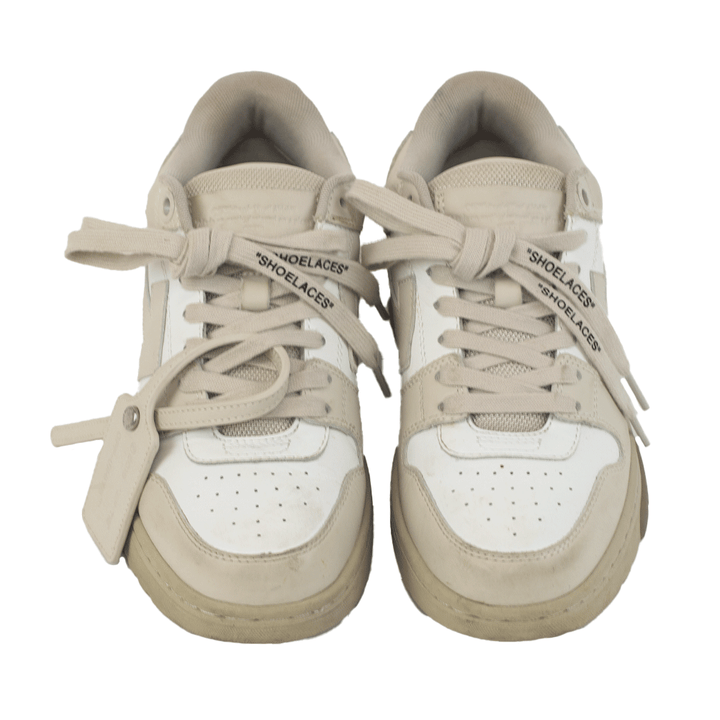 Off-White Out Of Office Beige & White Sneakers