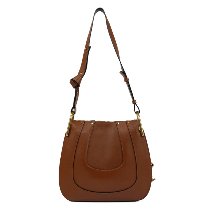 Chloe Brown Leather Hayley Hobo Bag