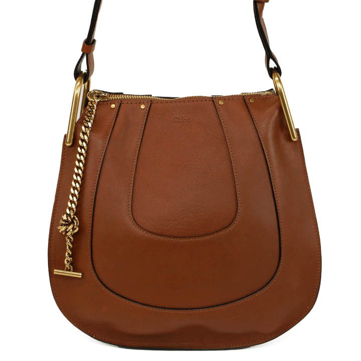 Chloe Brown Leather Hayley Hobo Bag