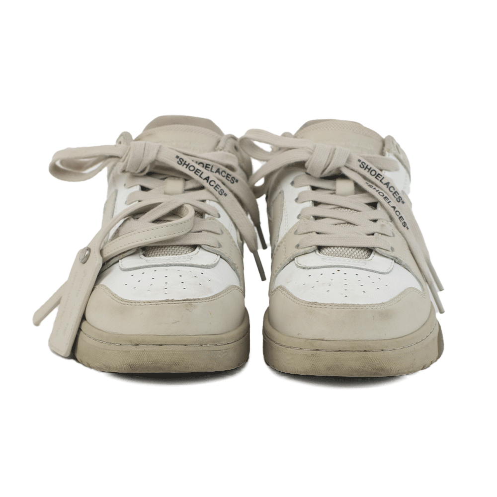 Off-White Out Of Office Beige & White Sneakers