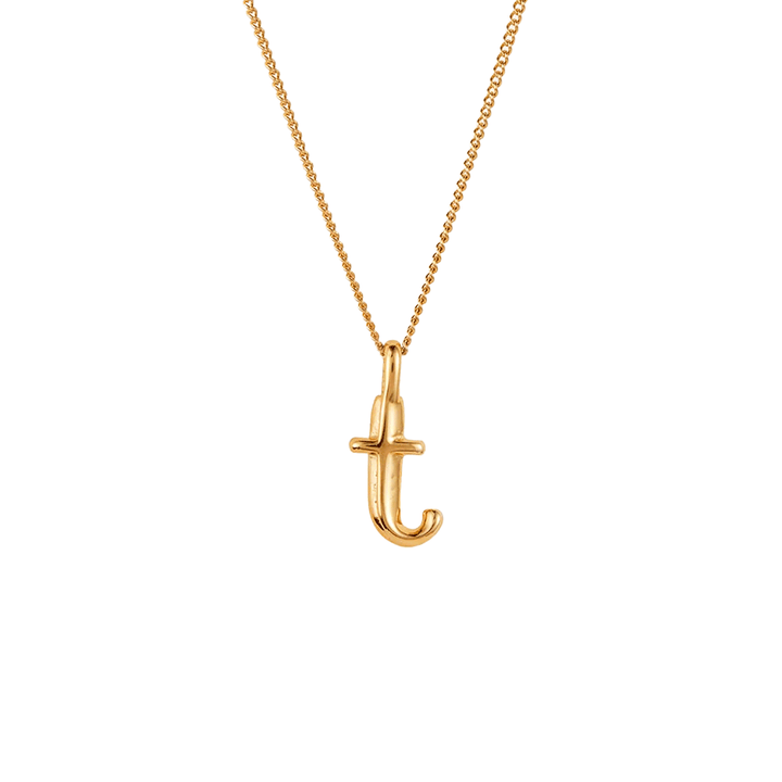 Jenny Bird Gold Monogram Chain Necklace