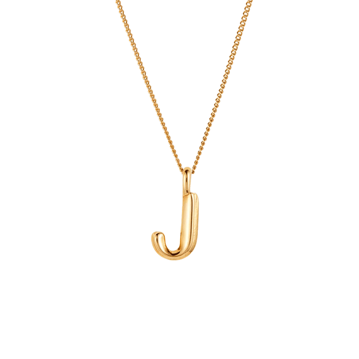 Jenny Bird Gold Monogram Chain Necklace