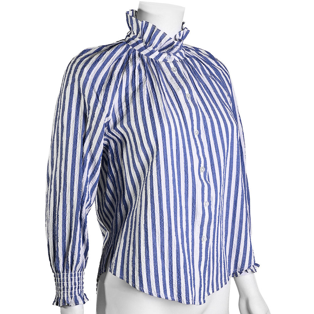 Veronica Beard Jeans Calisto Striped Shirt