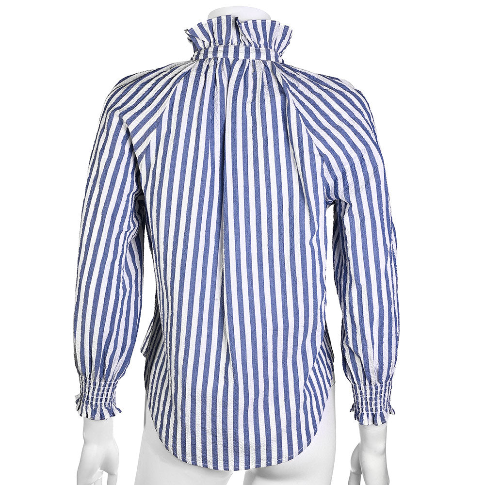 Veronica Beard Jeans Calisto Striped Shirt