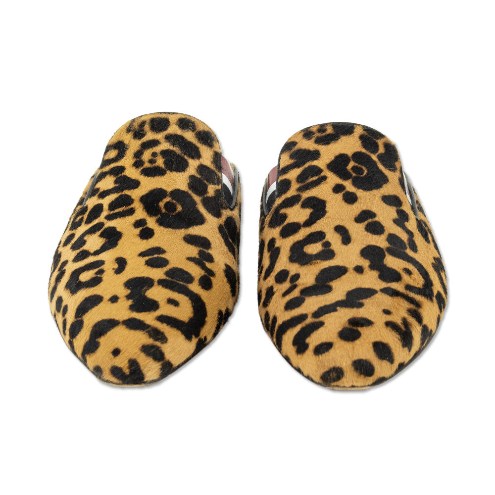 Veronica Beard Greyson Leopard-Print Calf Hair Mule