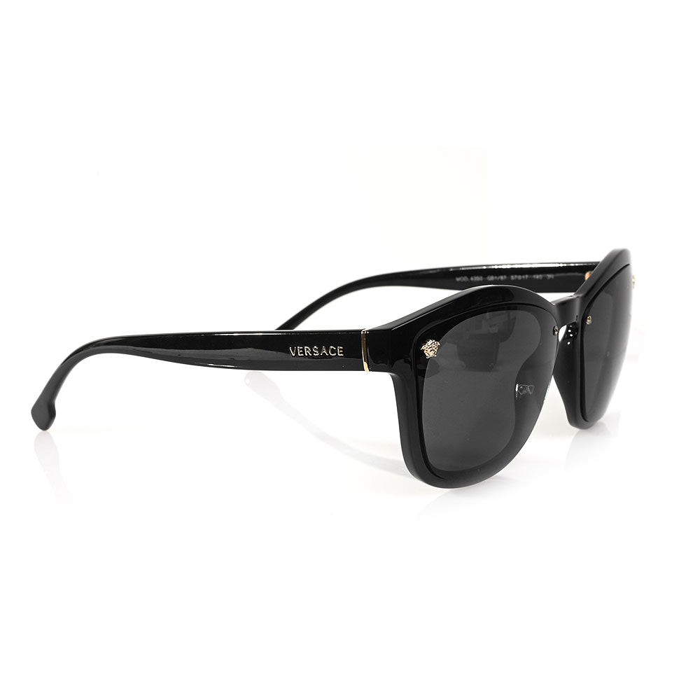 Versace Black Oversized Medusa Sunglasses Dbltke Luxury Consignment Boutique