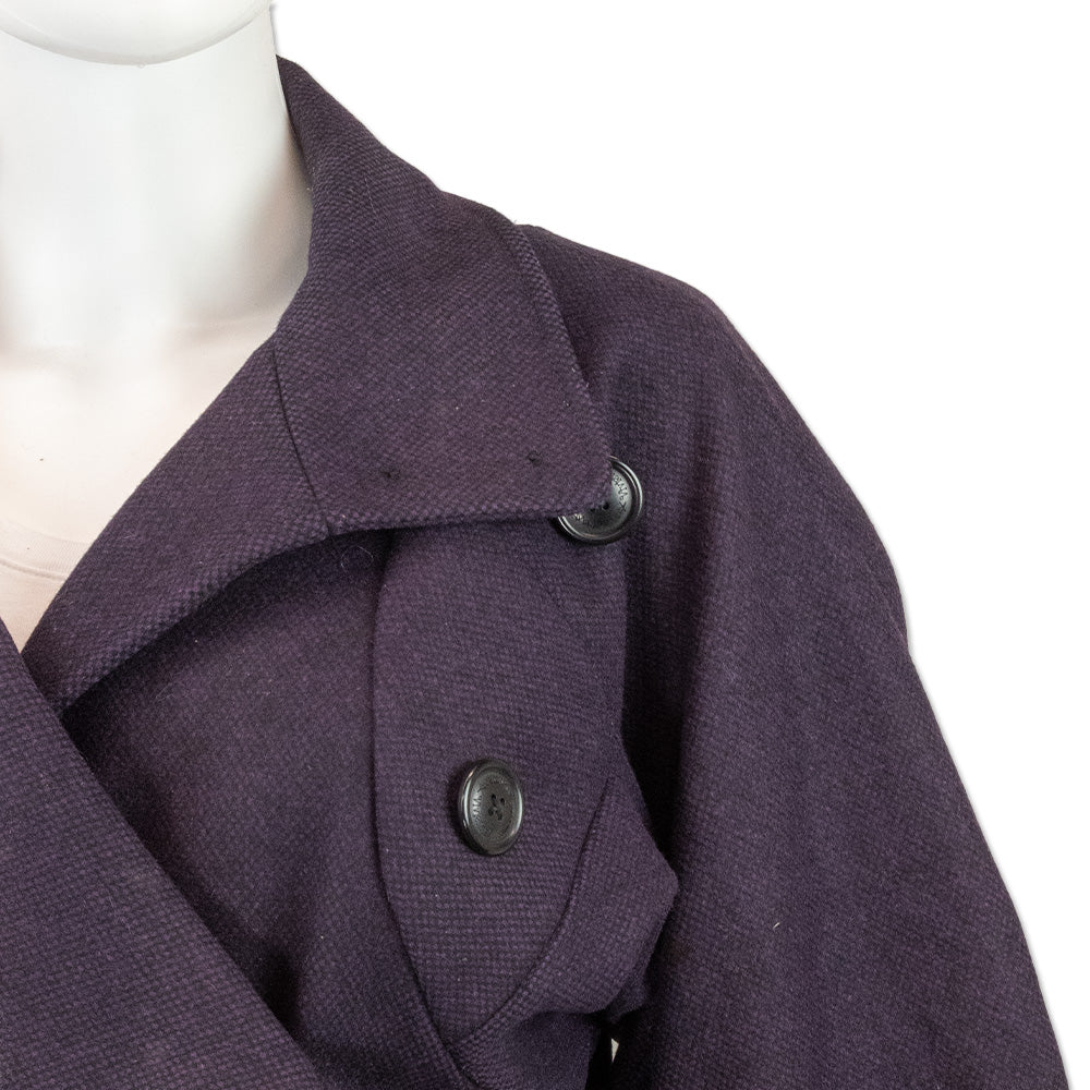 Vivienne Westwood Purple Wool Peacoat