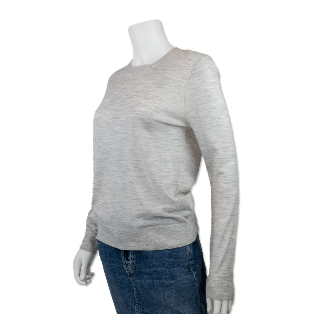 Zadig & Voltaire Lightweight Gray Long Sleeve with Skull on Back