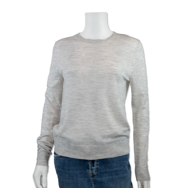 Zadig & Voltaire Lightweight Gray Long Sleeve with Skull on Back