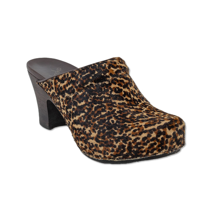 Dansko Rae Leopard Pony Hair Platform Clog