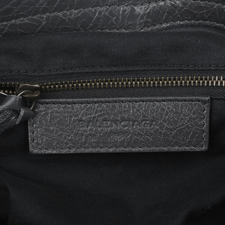 Balenciaga Gray Motorcross Classic Velo Bag