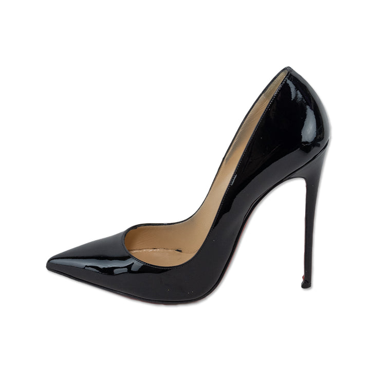 Christian Louboutin So Kate 120 Black Patent Pointed-Toe Pump