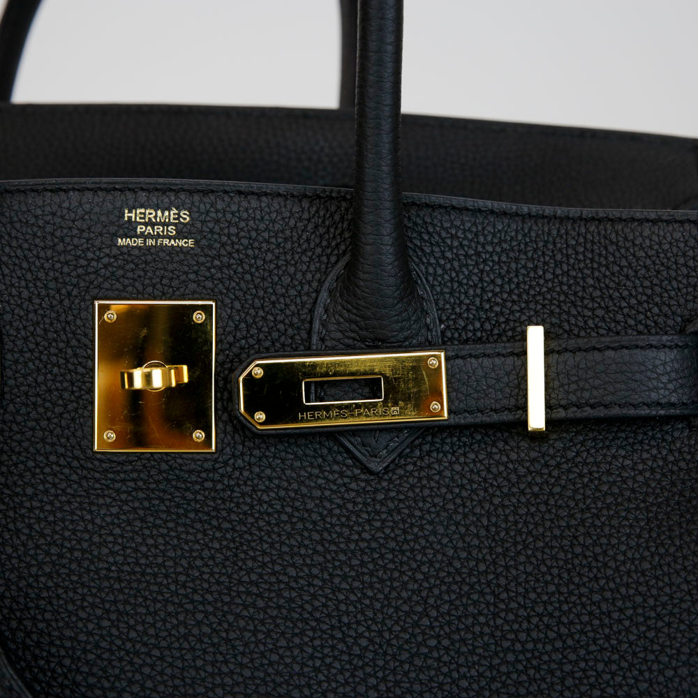 Hermès Black Togo Birkin 30