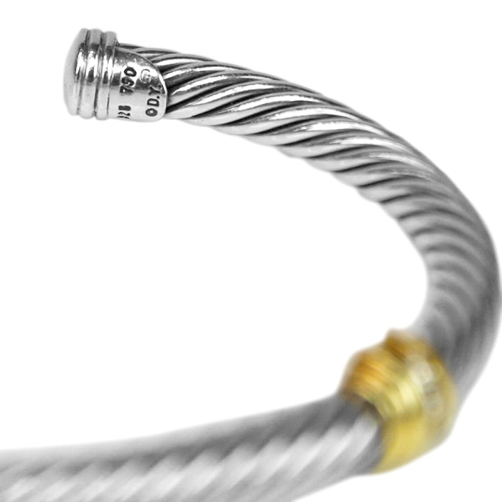 David Yurman Diamond Station Cuff Bracelet