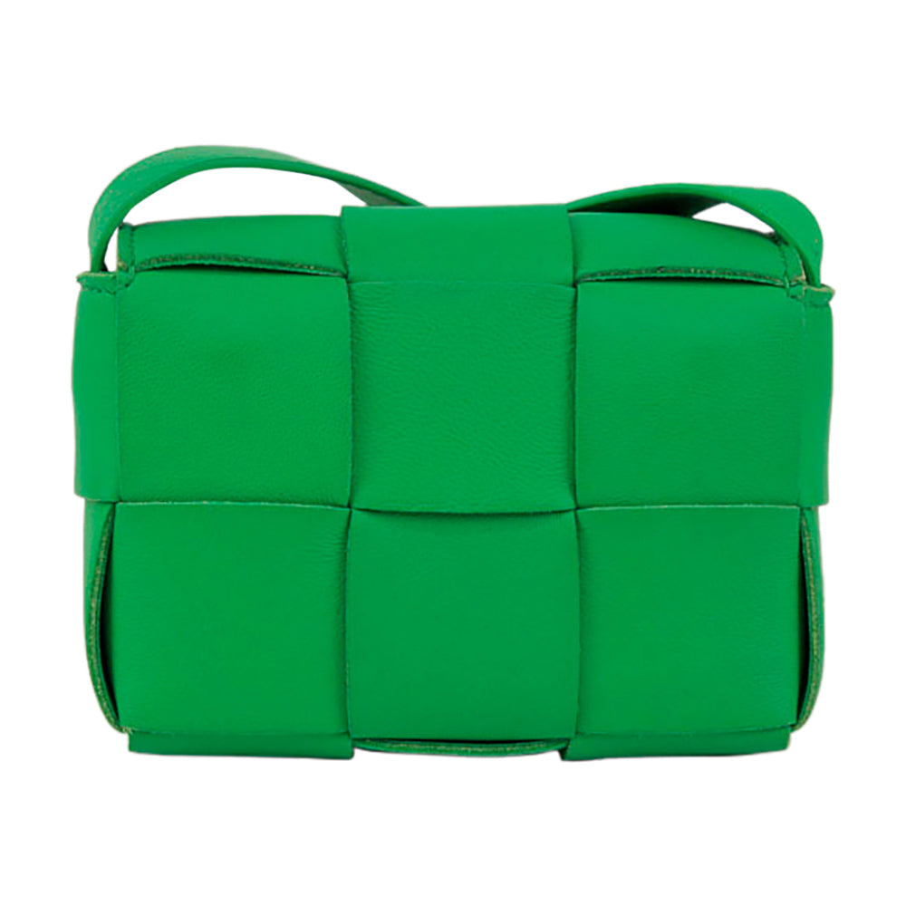 Bottega Veneta Parakeet Green Candy Cassette Bag