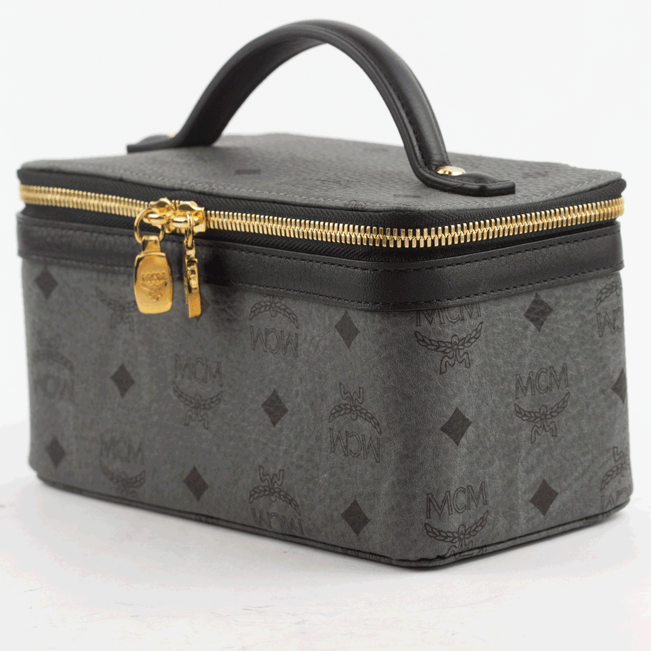 MCM Rockstar Gray Visetos Vanity Case