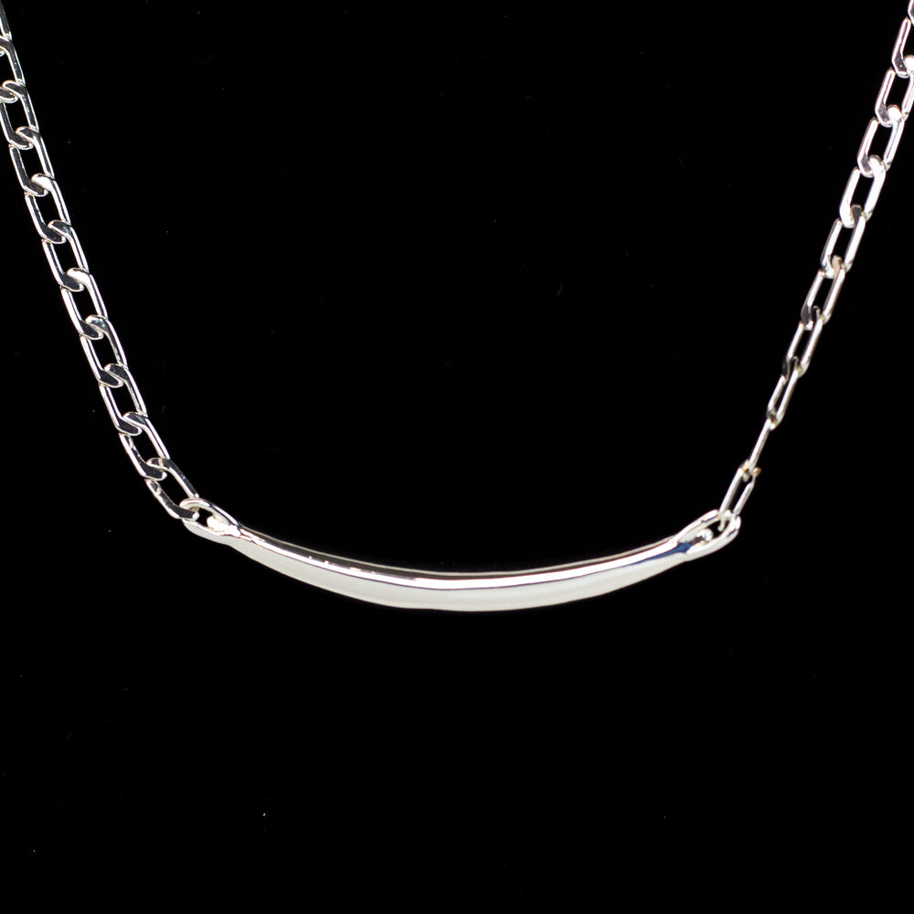 Jenny Bird Willa Slim Silver Necklace