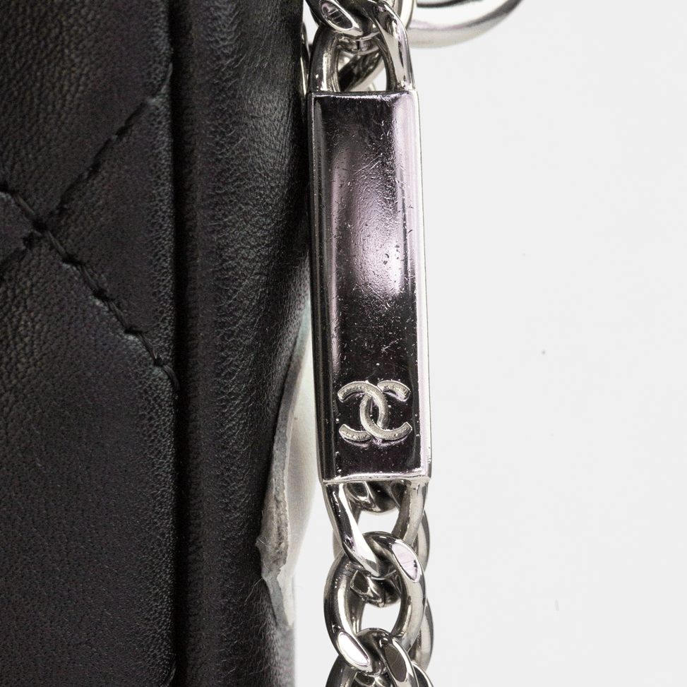 Chanel Ligne Cambon Black and White Pochette Bag