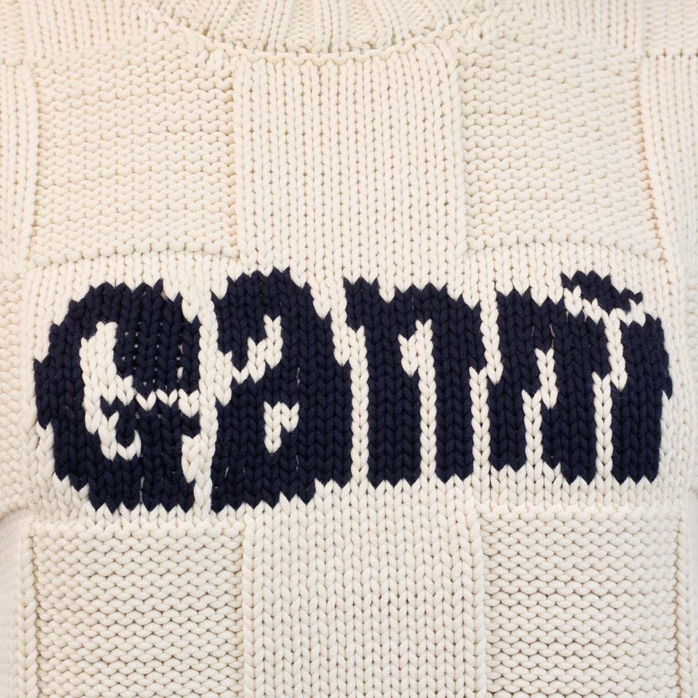 Ganni Checkerboard Knit Sweater Vest