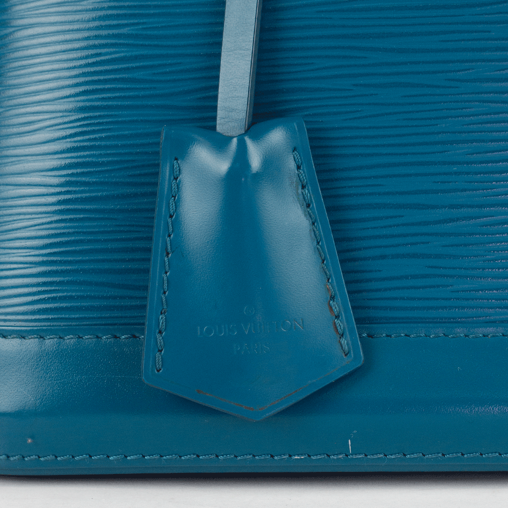 Louis Vuitton Blue Epi Leather Alma PM