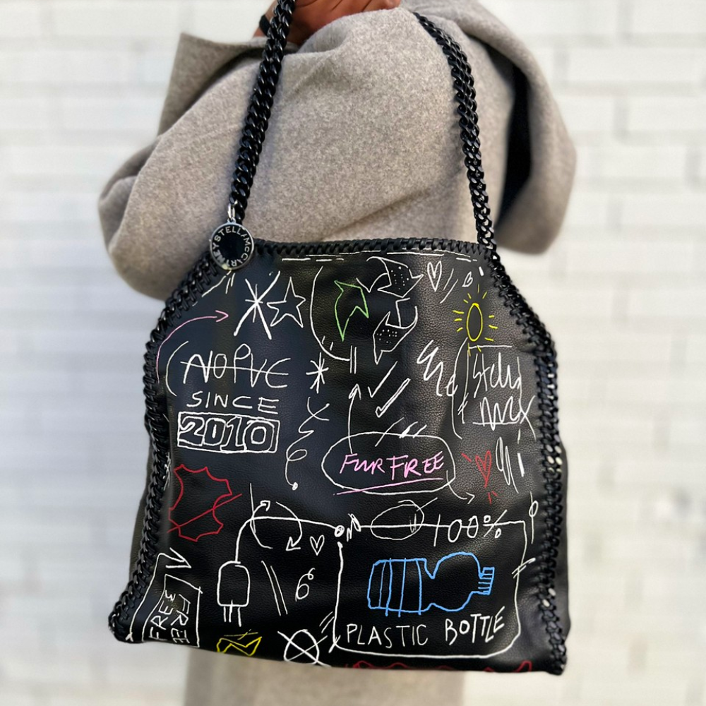 Stella McCartney Graffiti Print Falabella Tote