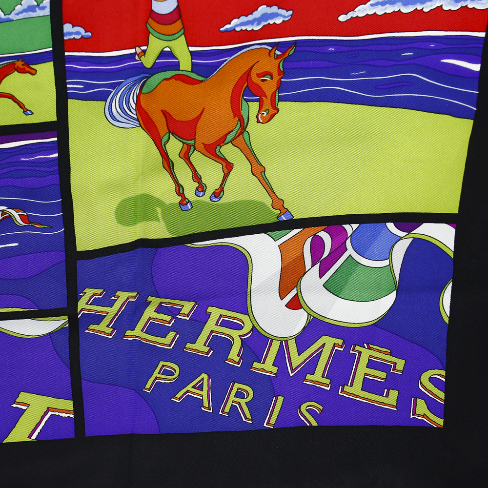 Hermès Multi-Color Soie Libre Silk Scarf