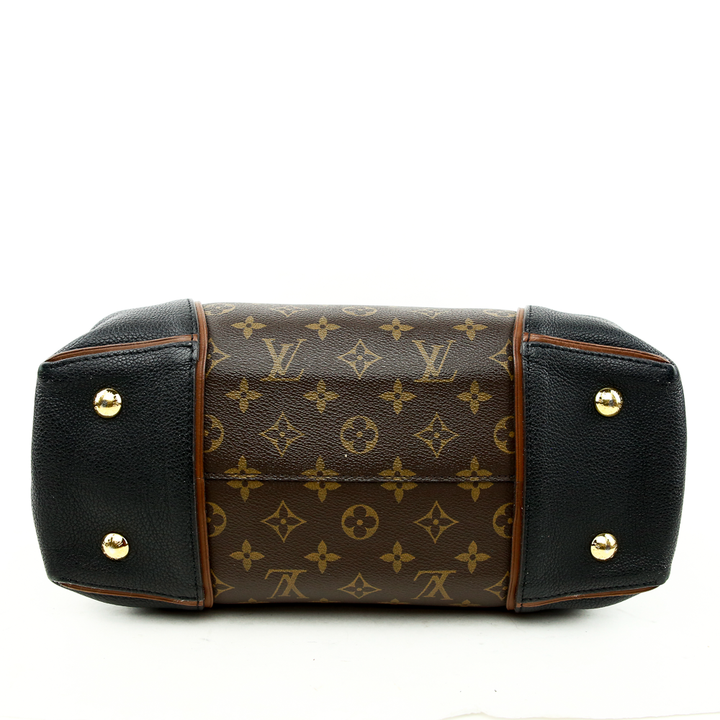 base view of Louis Vuitton Monogram Canvas & Black Leather W PM Bag