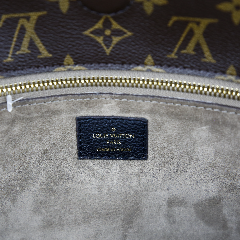 Louis Vuitton Monogram Canvas & Black Leather W PM Bag