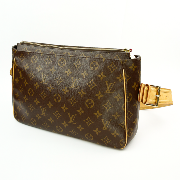 Back view of Louis Vuitton Monogram Coated Canvas Viva Cite Shoulder Bag