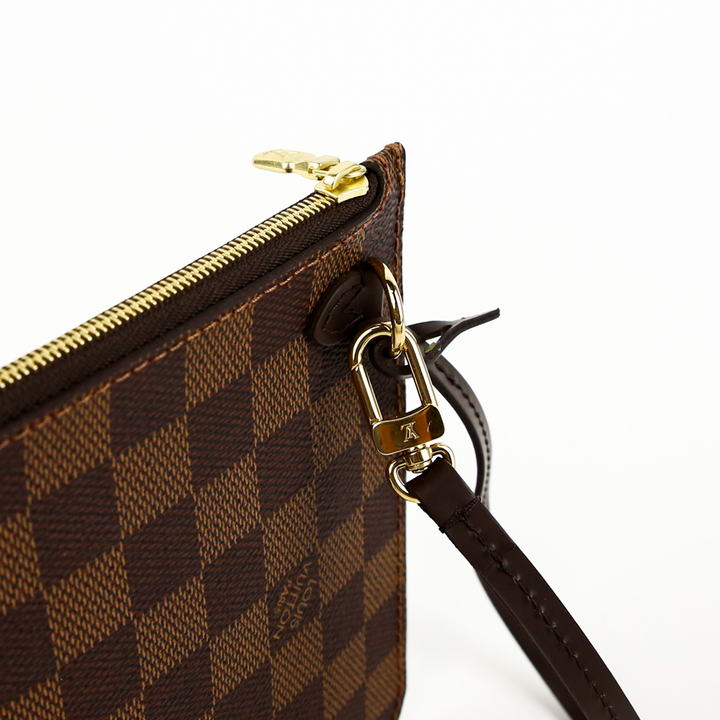 Louis Vuitton Damier Ebene Neverfull MM Pochette