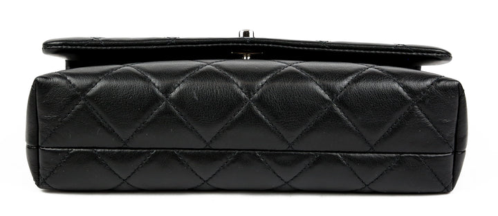 Chanel Black Quilted Leather Flap Front Crossbody Bag