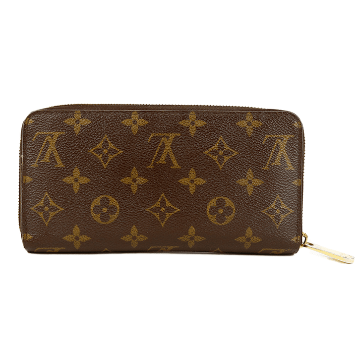 back view of Louis Vuitton Monogram Coated Canvas Zippy Wallet