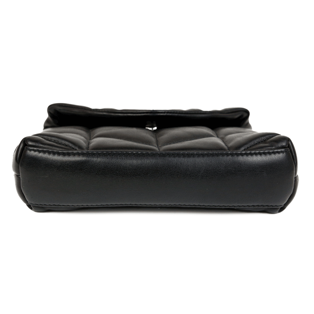 base view of Saint Laurent Small Loulou Puffer Clutch