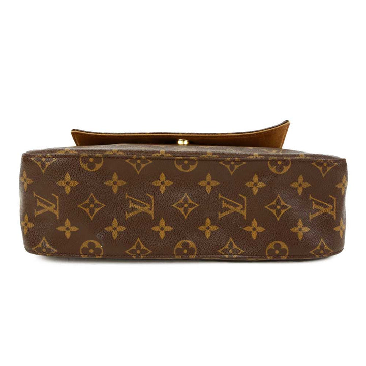 base view of Louis Vuitton Mini Looping Flap Monogram Shoulder Bag