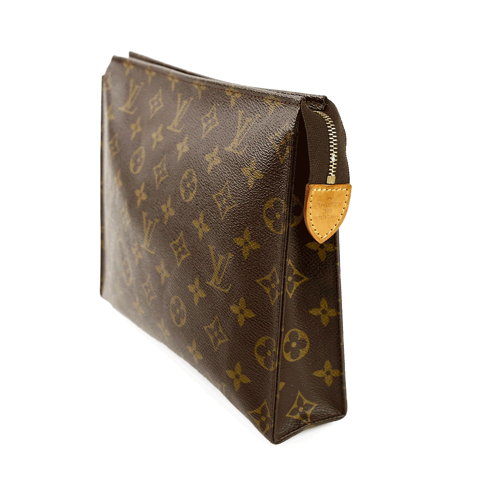 side view of Louis Vuitton Monogram Coated Canvas Toiletry 26