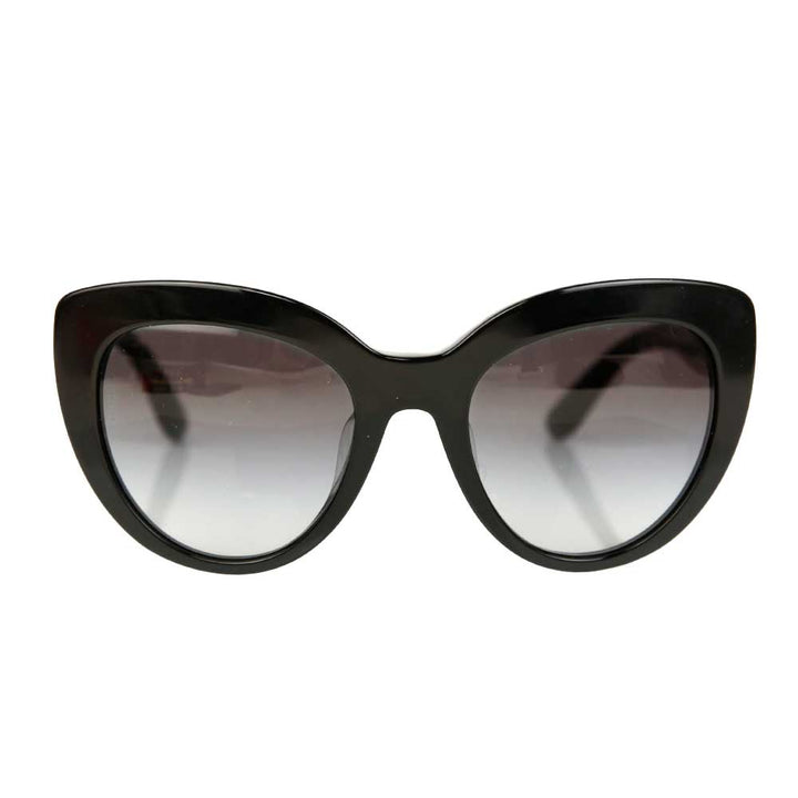 Dolce & Gabbana Black Oversized Cat-Eye Sunglasses