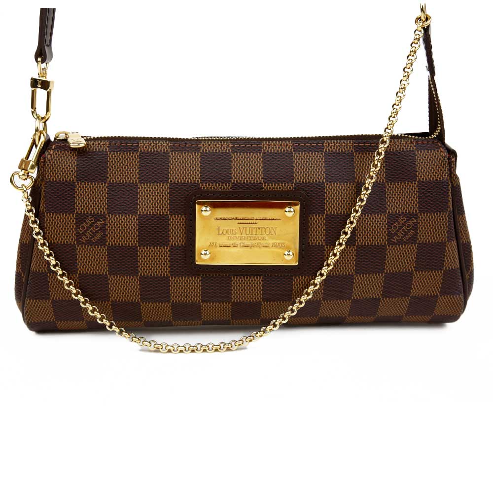 Louis Vuitton Damier Ebene Eva Pochette Bag