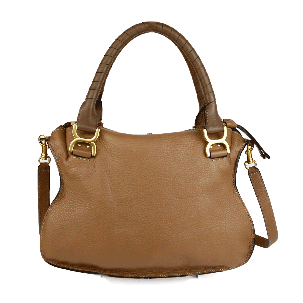 Chloé Brown Leather Medium Marcie Satchel