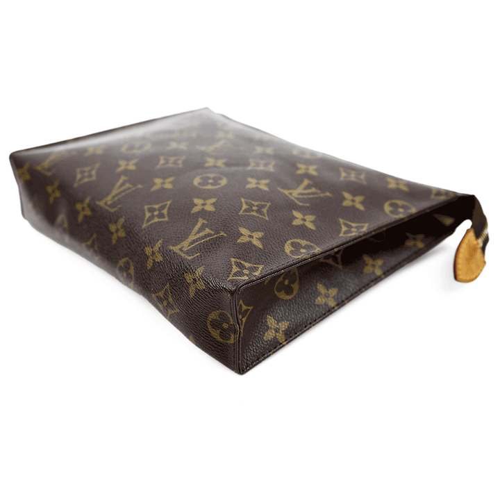 corner view of Louis Vuitton Monogram Coated Canvas Toiletry 26