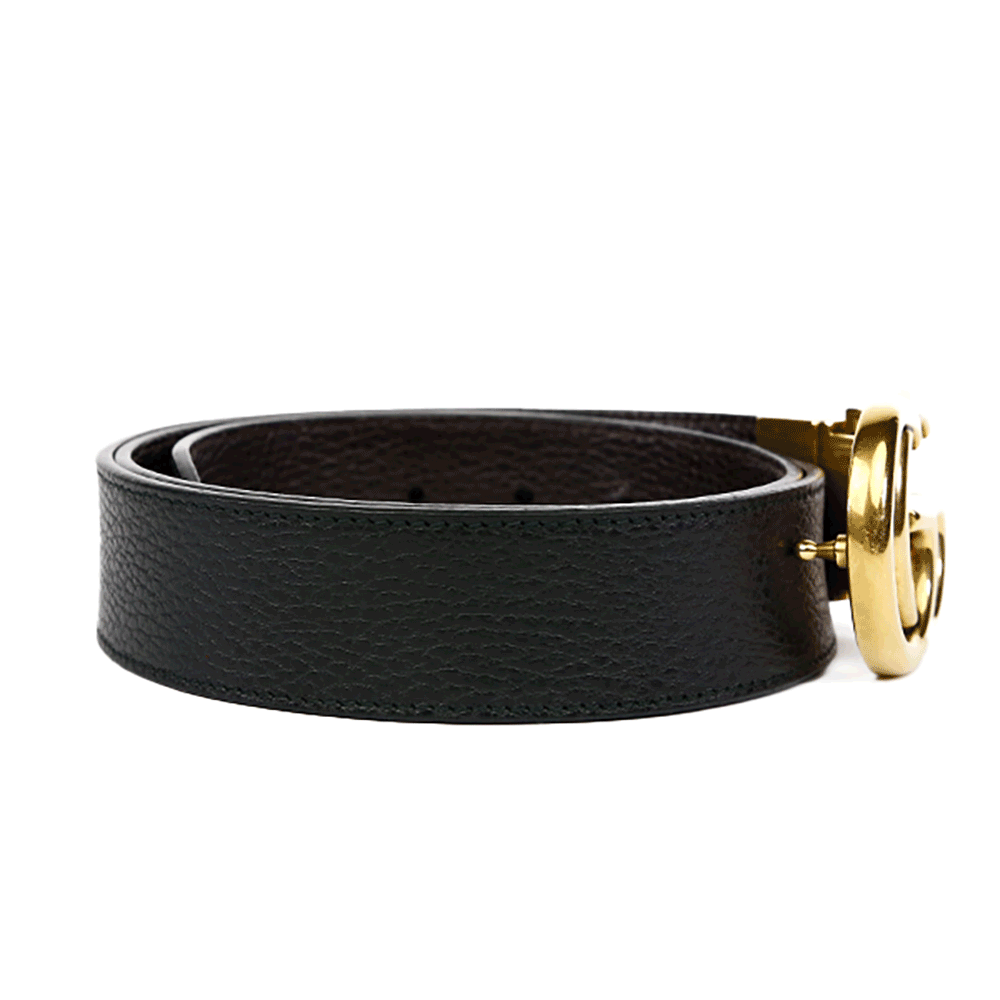 Side view of Gucci GG Marmont Reversible Belt