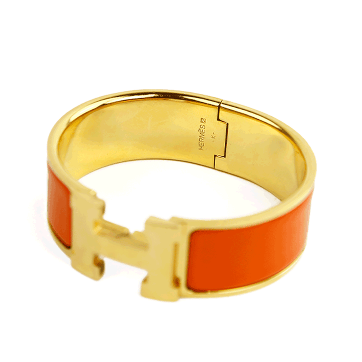 Interior  view of Hermès Clic Clac H Enamel Bracelet