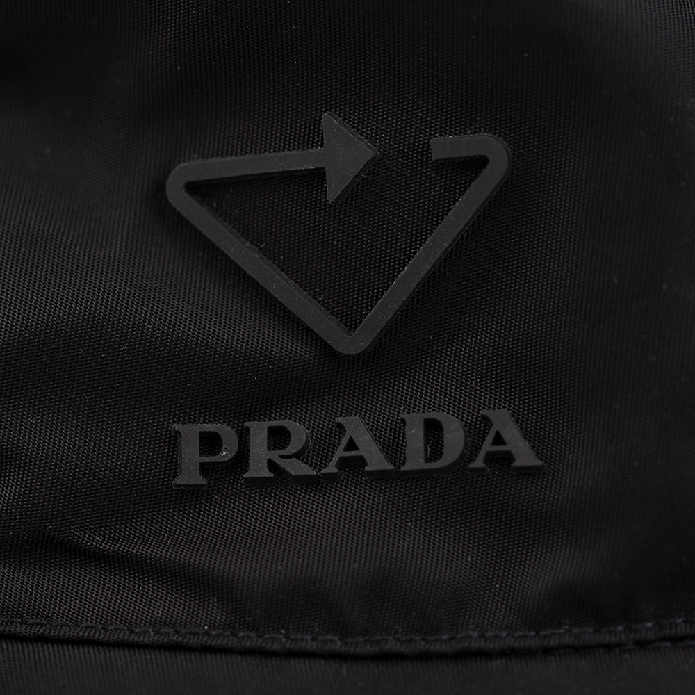 Prada Re-Nylon Black Bucket Hat