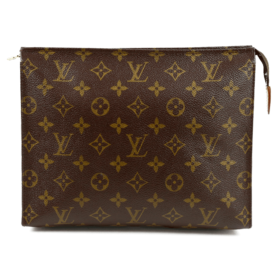 front view of Louis Vuitton Monogram Coated Canvas Toiletry 26