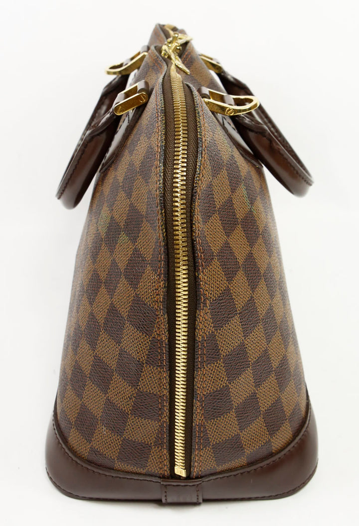 Louis Vuitton Damier Ebene Coated Canvas Alma MM