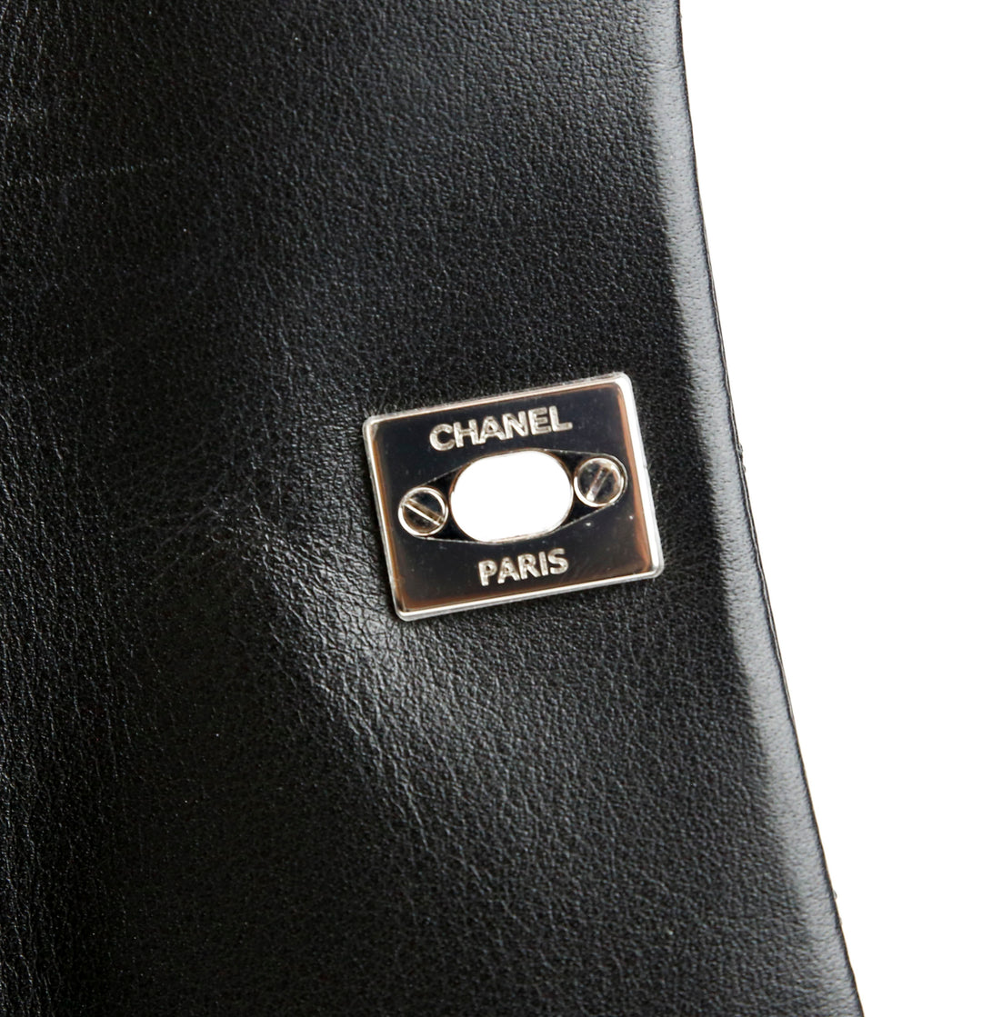 Chanel Black Quilted Leather Flap Front Crossbody Bag