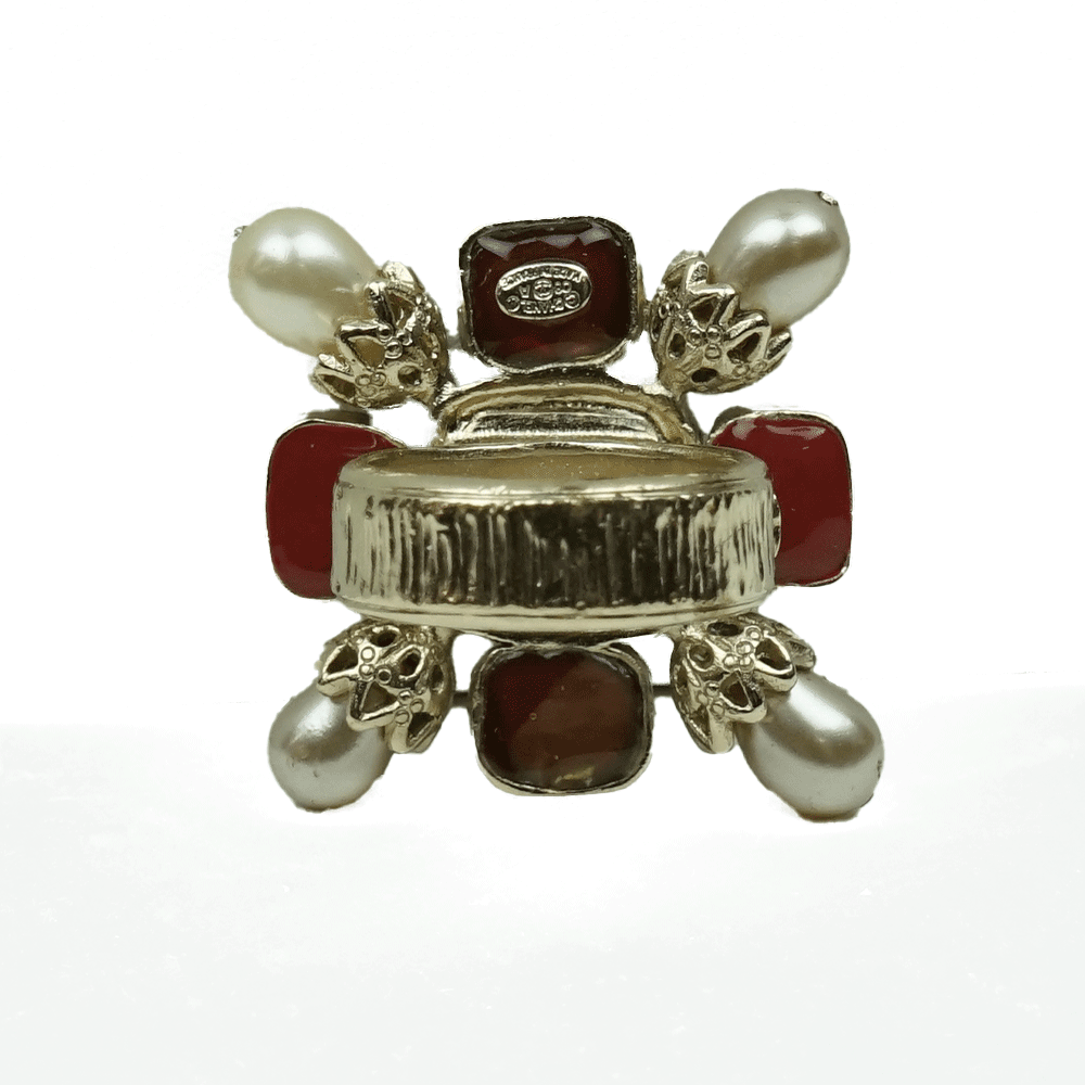 Chanel Gripoix Cocktail Ring