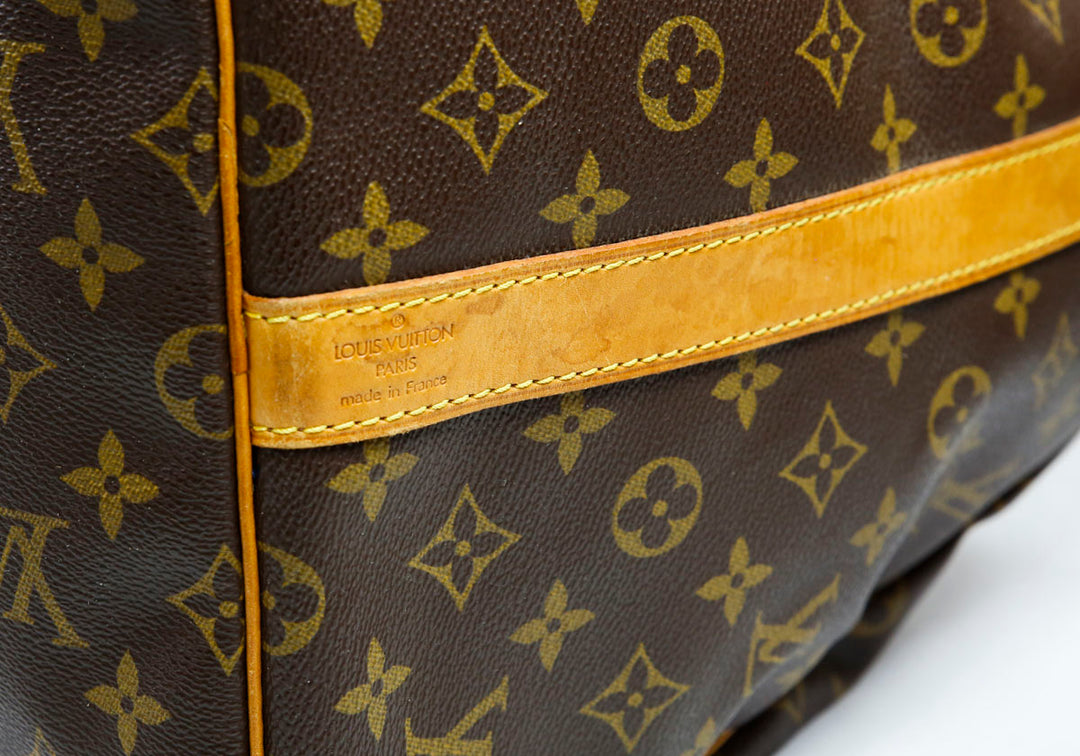 Louis Vuitton Brown Monogram Coated Canvas Keepall Bandouliere 55