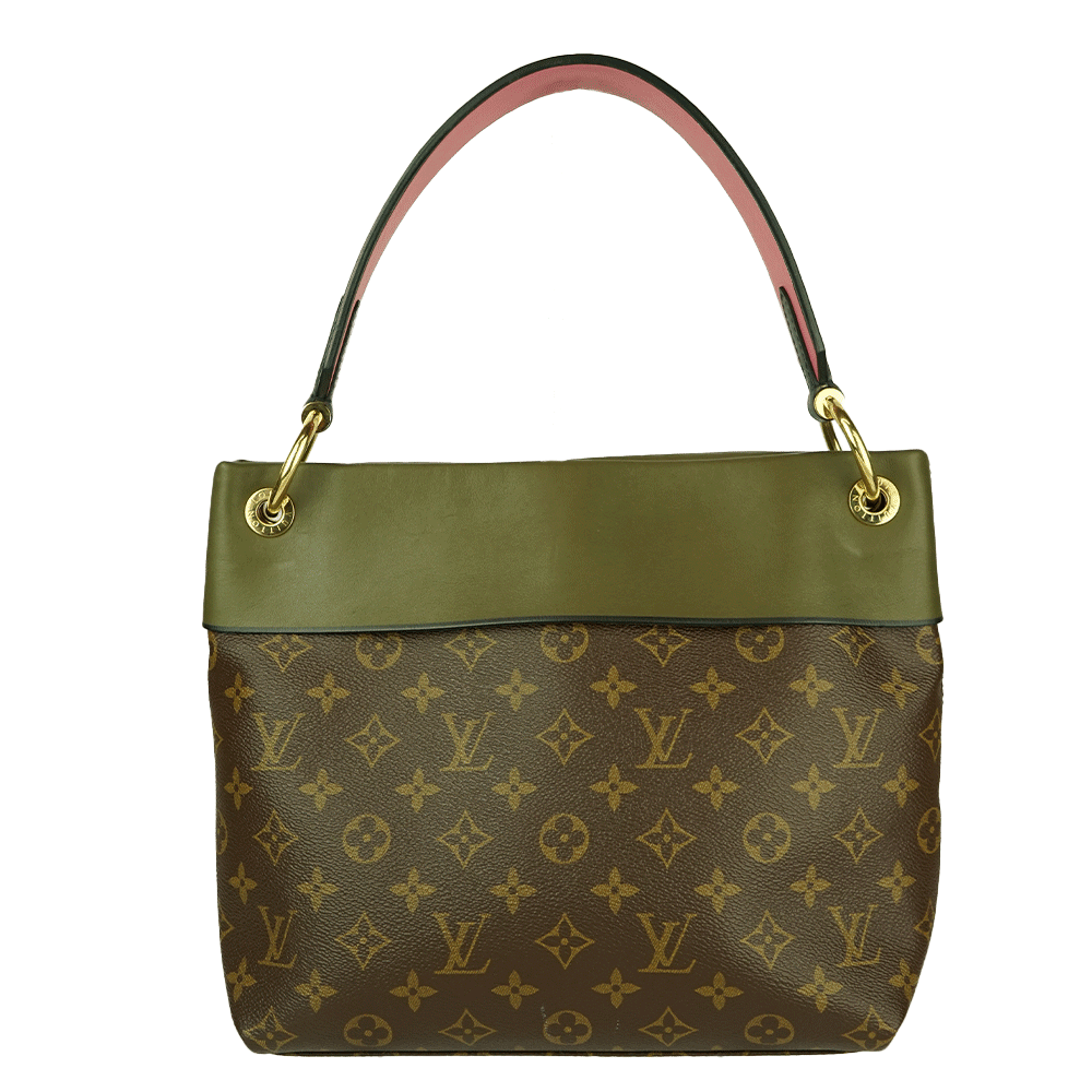 Back View of Louis Vuitton Tuileries Besace Monogram Satchel