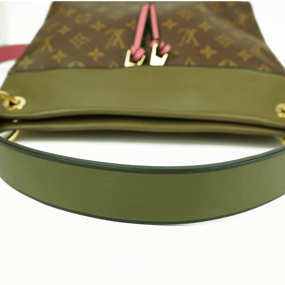 Top View of Louis Vuitton Tuileries Besace Monogram Satchel